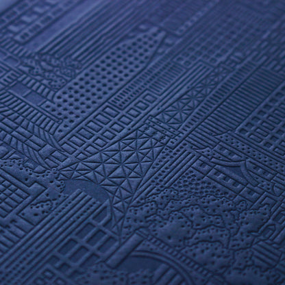 The Tokyo Notebook von The City Works – handgeprägtes Notizbuch in B6