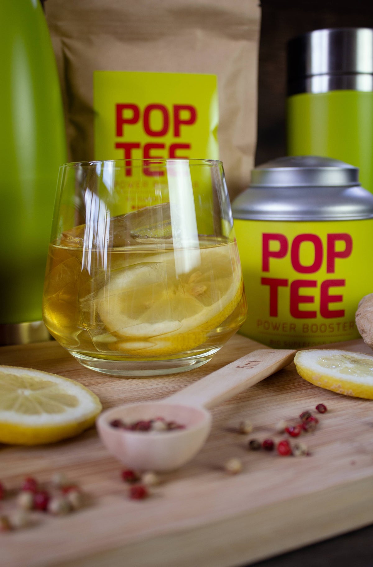 Mate & Zitrone - Bio Superfood Tee