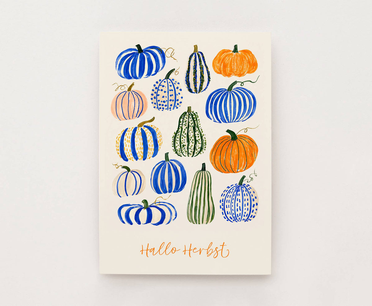 Postkarte - Hallo Herbst
