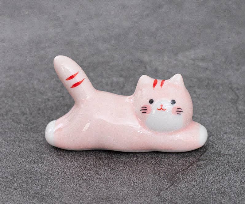 Gohobi Bunter Katzen-Essstäbchenhalter