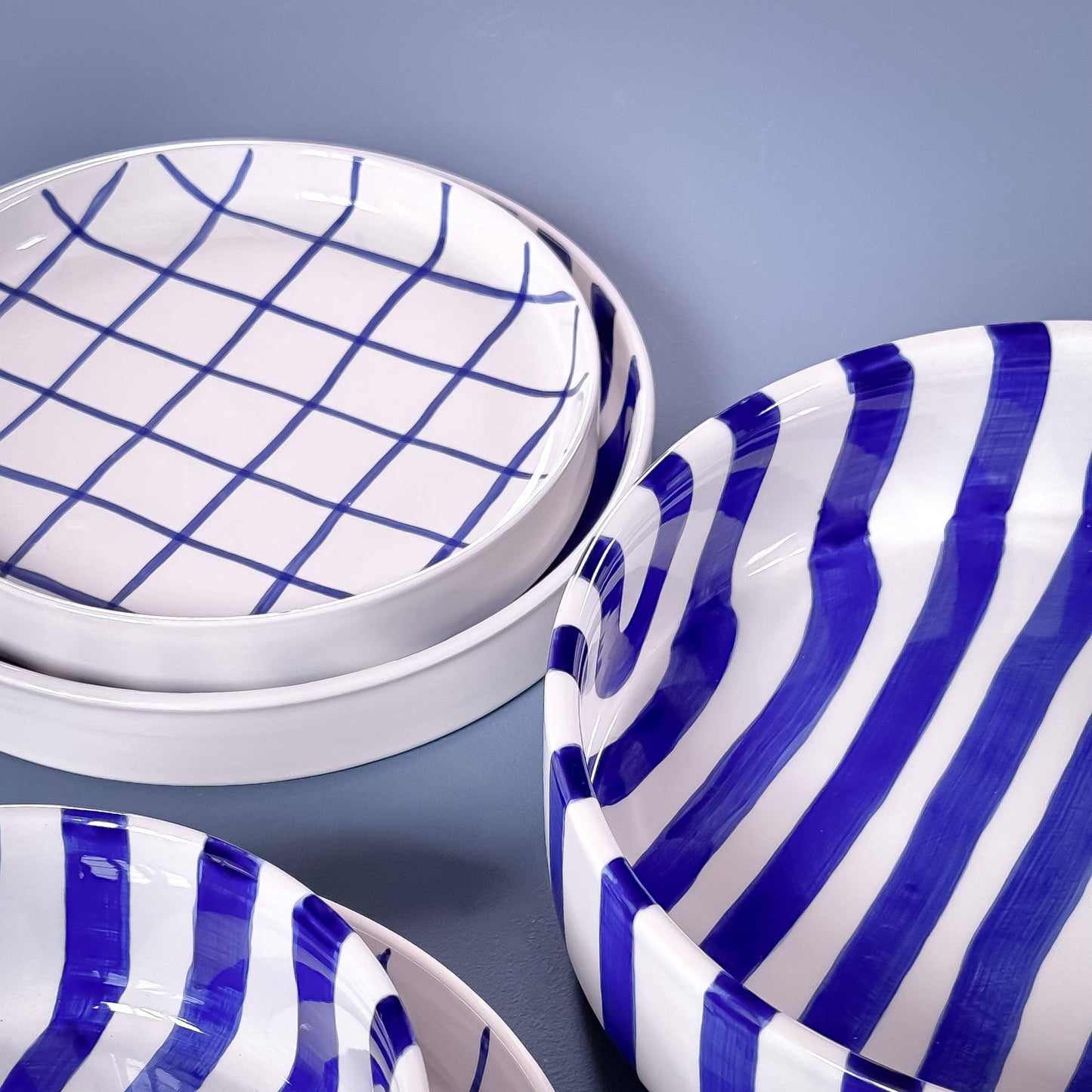 Teller Stripes - mare blue
