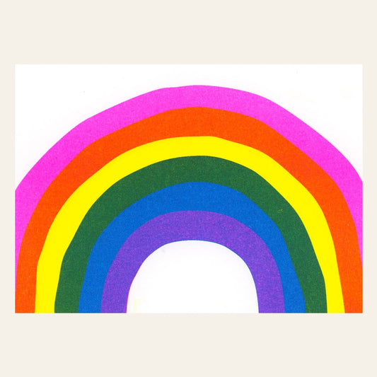 Regenbogen Postkarte