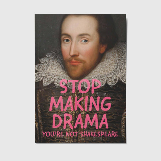 Stop making drama - A6 Postkarte