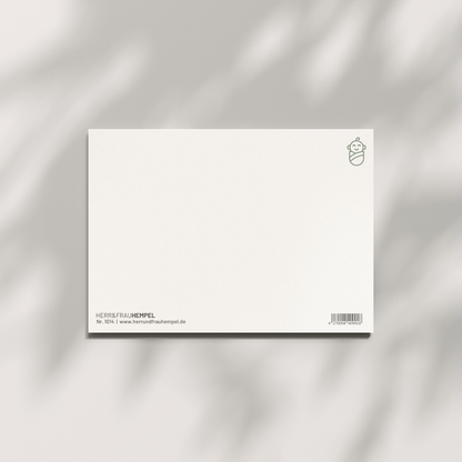 Postkarte - THREE IS A GANG
