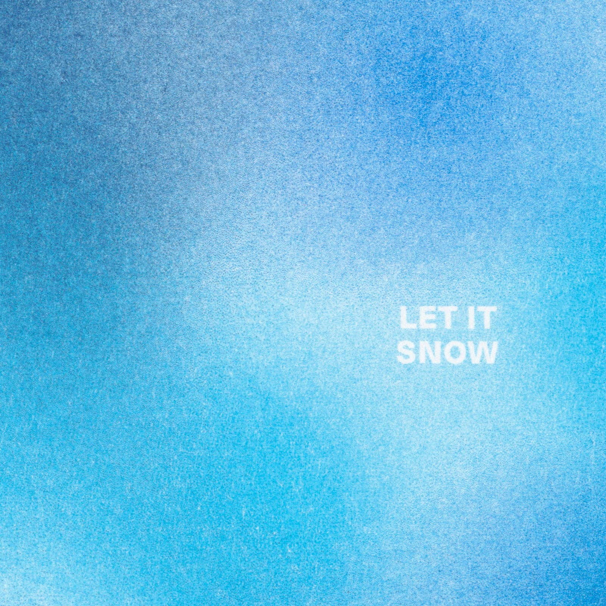Let It Snow Postkarte