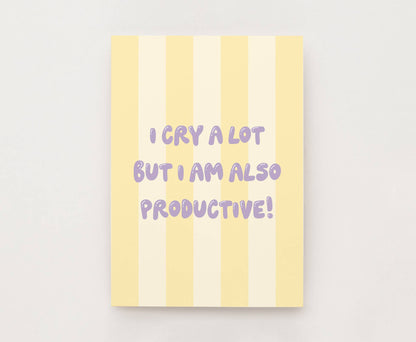 Postkarte - I Cry a Lot