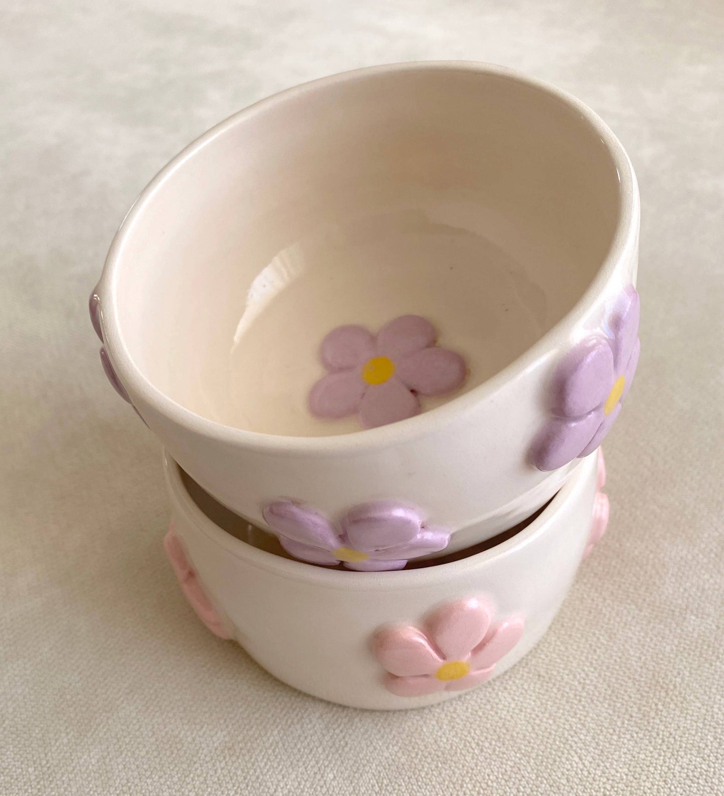 Blomma Bowl handgefertigte Keramik-Blumenschale, 300 ml, Hergestellt in Spanien