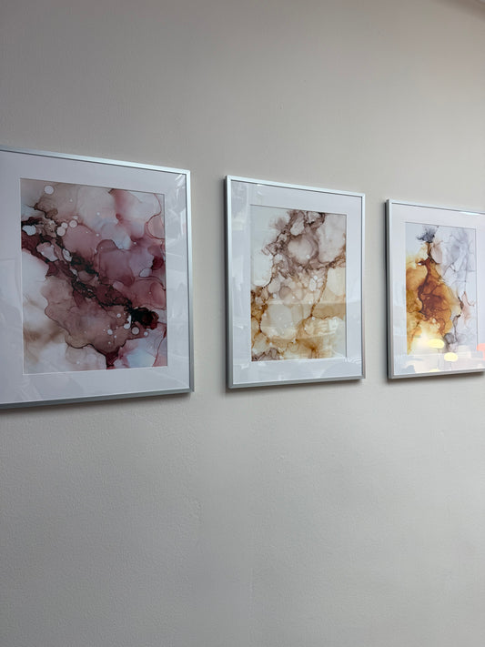 blumenkindjen Poster Alcohol Ink