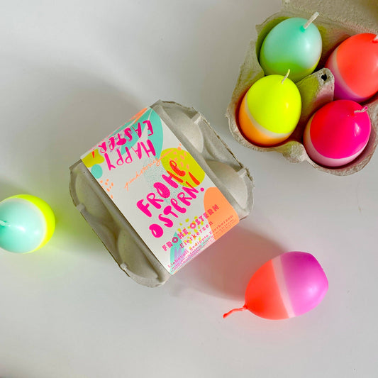 Dip Dye Eggs * Flotter Vierer