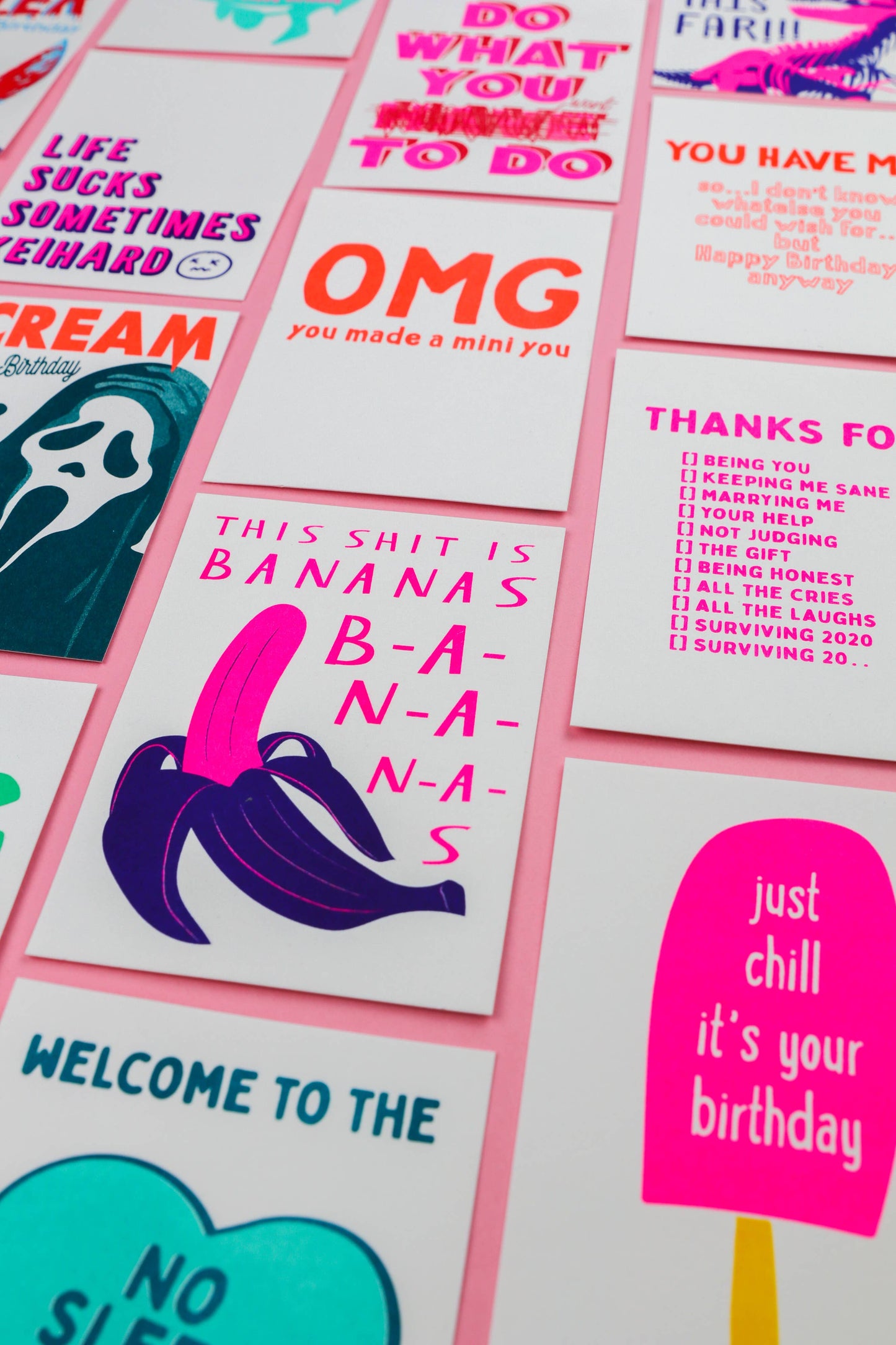 Postkarte „Thanks for being you, Marrying me“ von Studio Inktvis