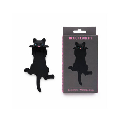 SCHWARZES KATZEN-LESEZEICHEN HF