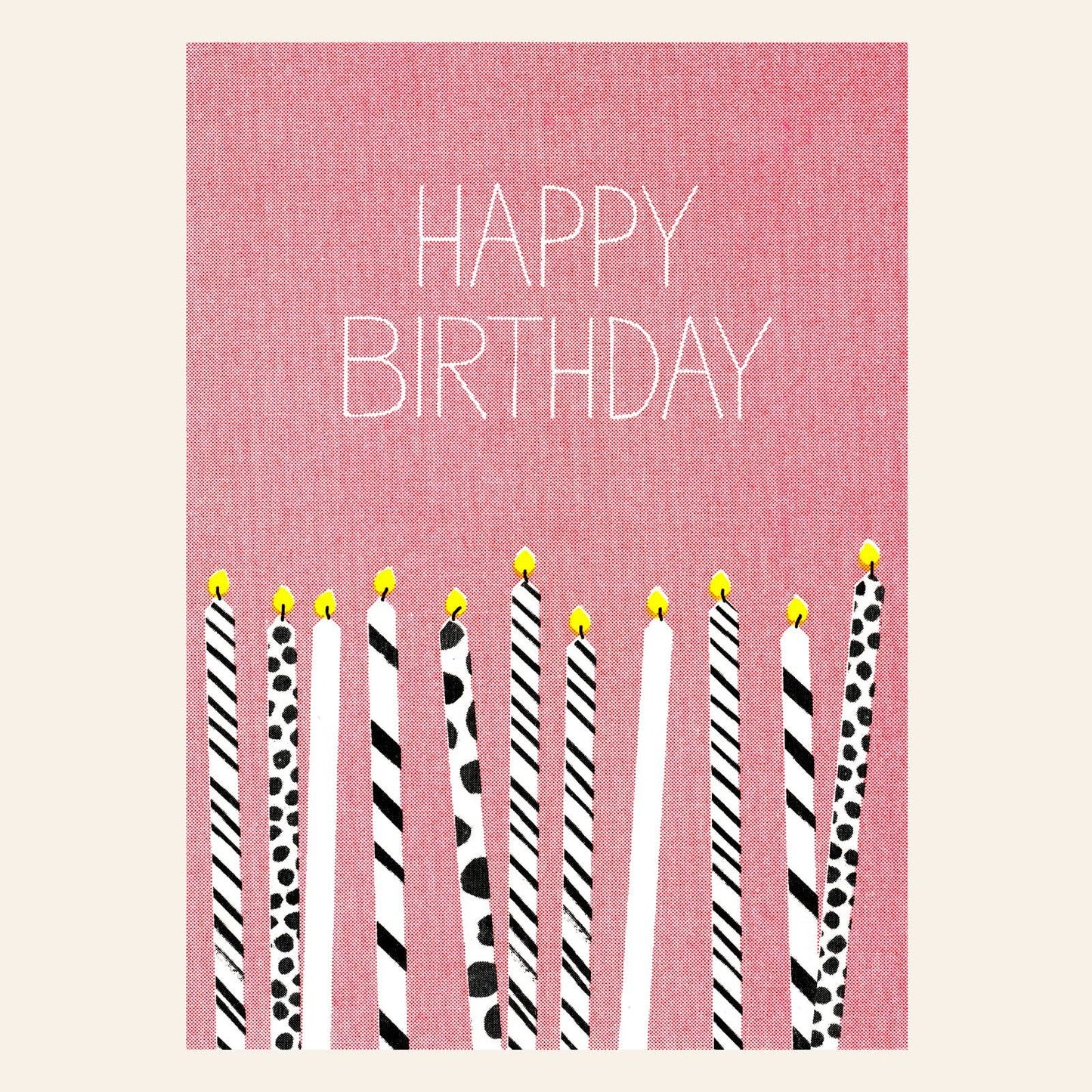 Happy Rot Postkarte