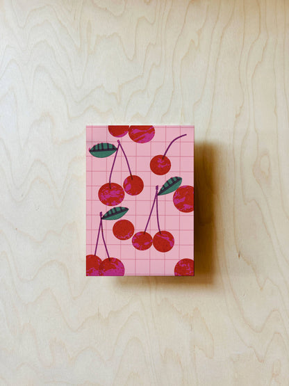 Postkarte Kirschen DIN A6