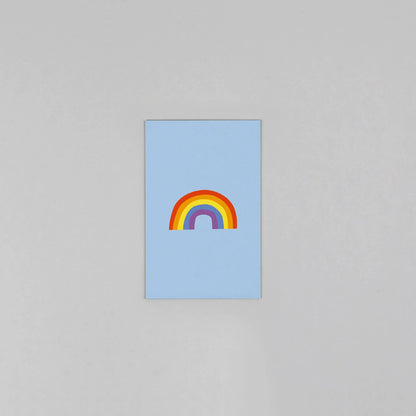 Minikarte Holzschliff Vivi Regenbogen