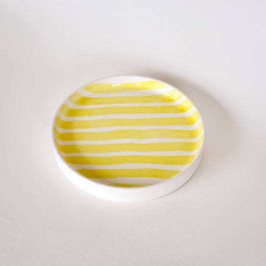 Teller klein Stripes - spiaggia yellow
