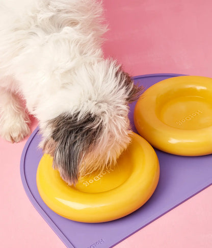 Weißer Keramiknapf für Hunde
