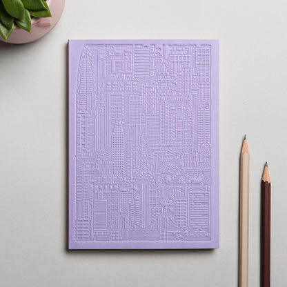 The Tokyo Notebook von The City Works – handgeprägtes Notizbuch in B6