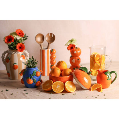 Hestia Aufbewahrungsglas in Orange