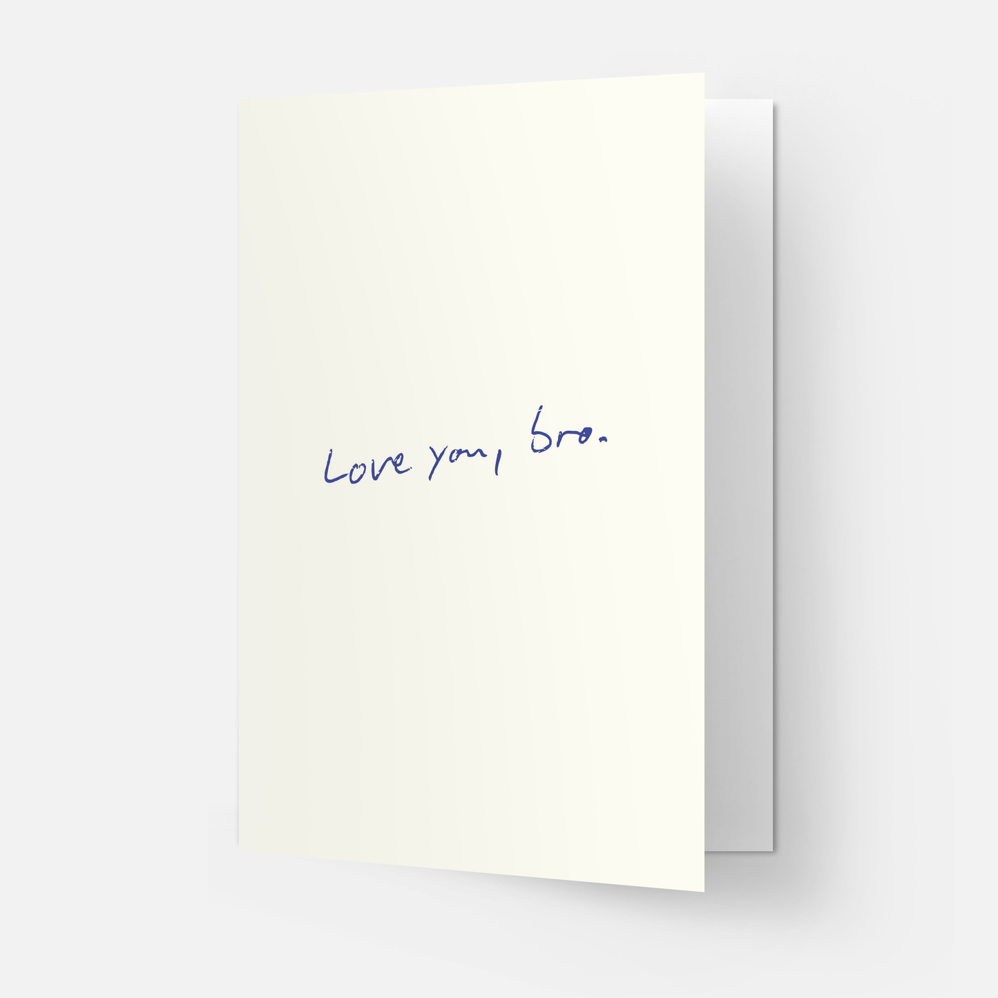Hab dich lieb, Bro – trendige Grußkarte