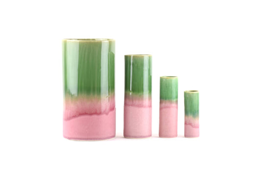 SGW Lab Zylindervase GT028 aus glasiertem Porzellan