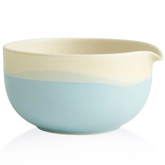 Matcha Latte Schale Chawan mit Ausgießer "Fuji Blau", 450 ml