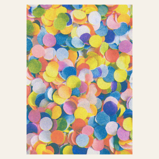 Paper Confetti Postkarte