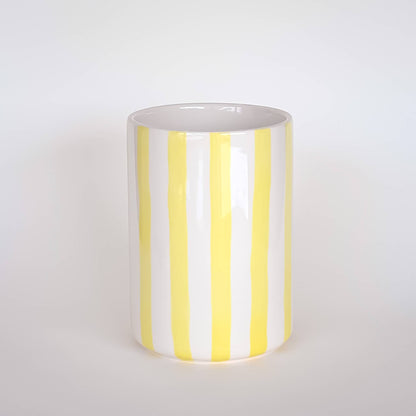 Vase Stripes - spiaggia yellow
