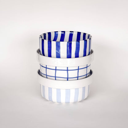 Schale Stripes - mare blue