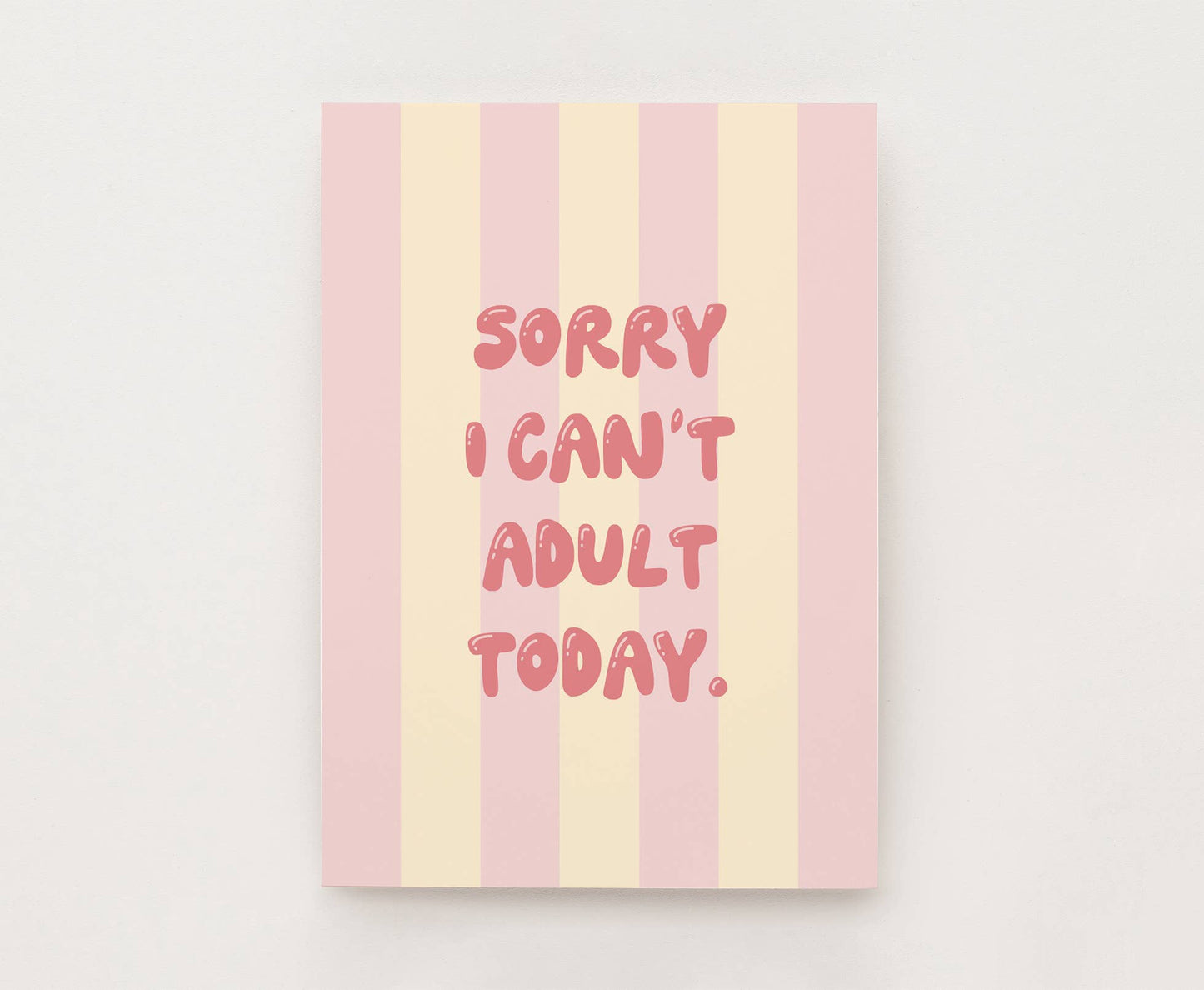 Postkarte - I Can’t Adult