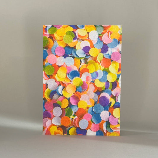 Paper Confetti Postkarte