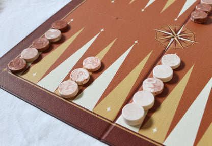 Backgammon-Weihnachtsbrettspiel