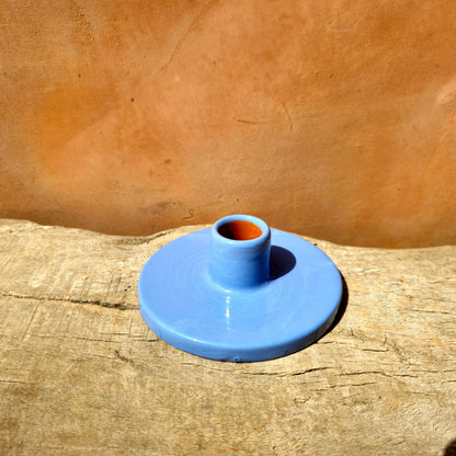 Handgefertigter Kerzenhalter aus Terrakotta