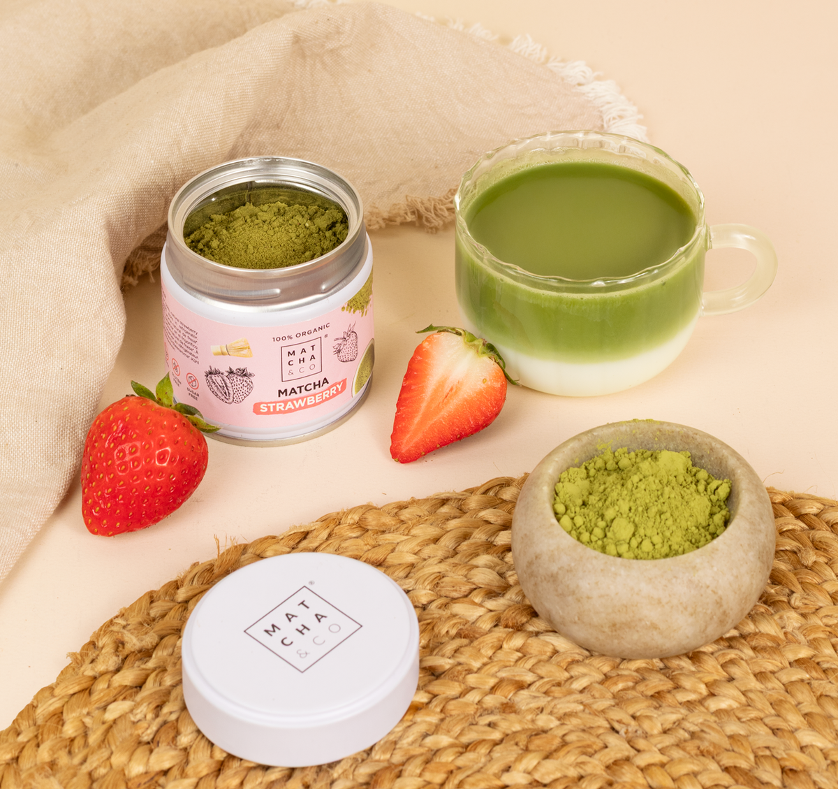 NEU! Bio-Matcha Erdbeere