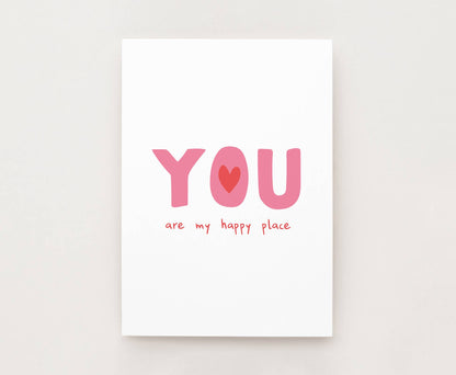 Postkarte - Happy Place