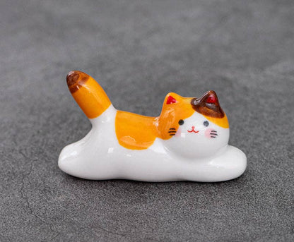 Gohobi Bunter Katzen-Essstäbchenhalter