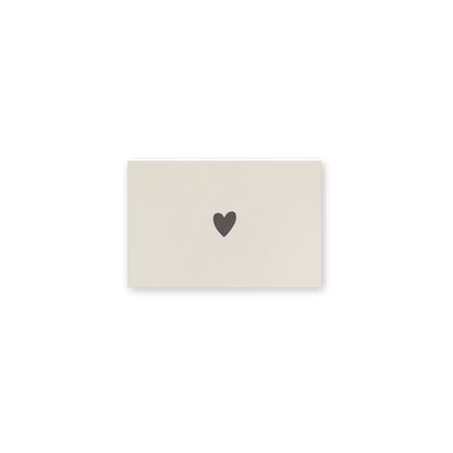 Mini Postkarte - Herz
