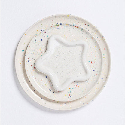 Party-Brotplatte Weiß, 17 cm