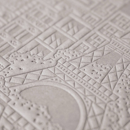 The Paris Notebook – handgeprägtes Notizbuch mit detailliertem Paris-Design