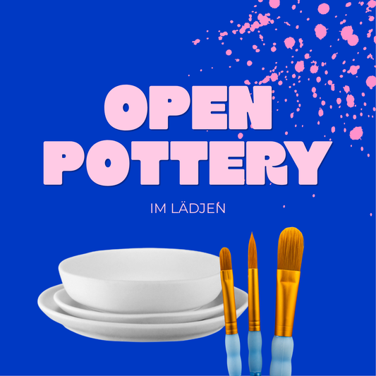 Open Pottery Painting im LÄDJEN
