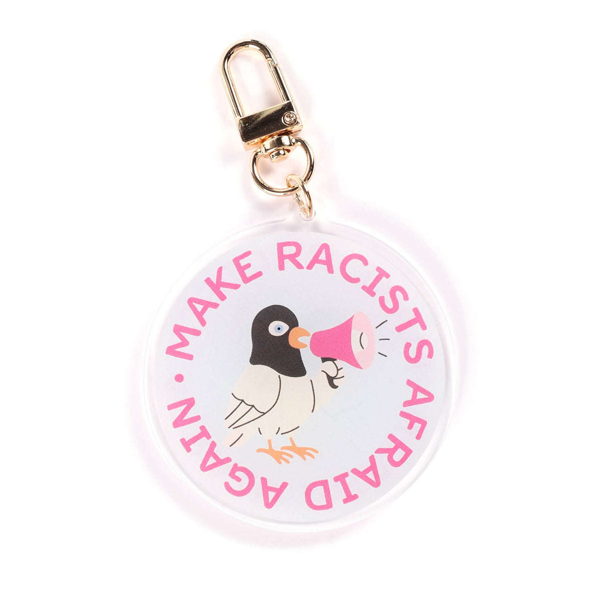 Make racists afraid again - Acryl Schlüsselanhänger