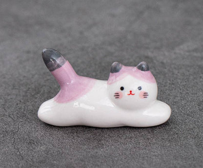 Gohobi Bunter Katzen-Essstäbchenhalter