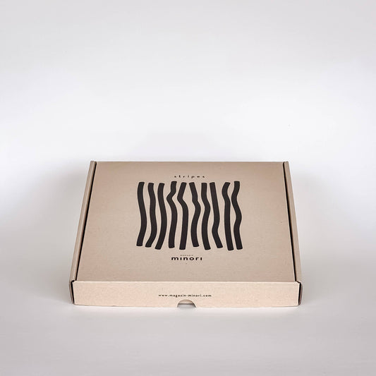 Teller klein Stripes - spiaggia yellow