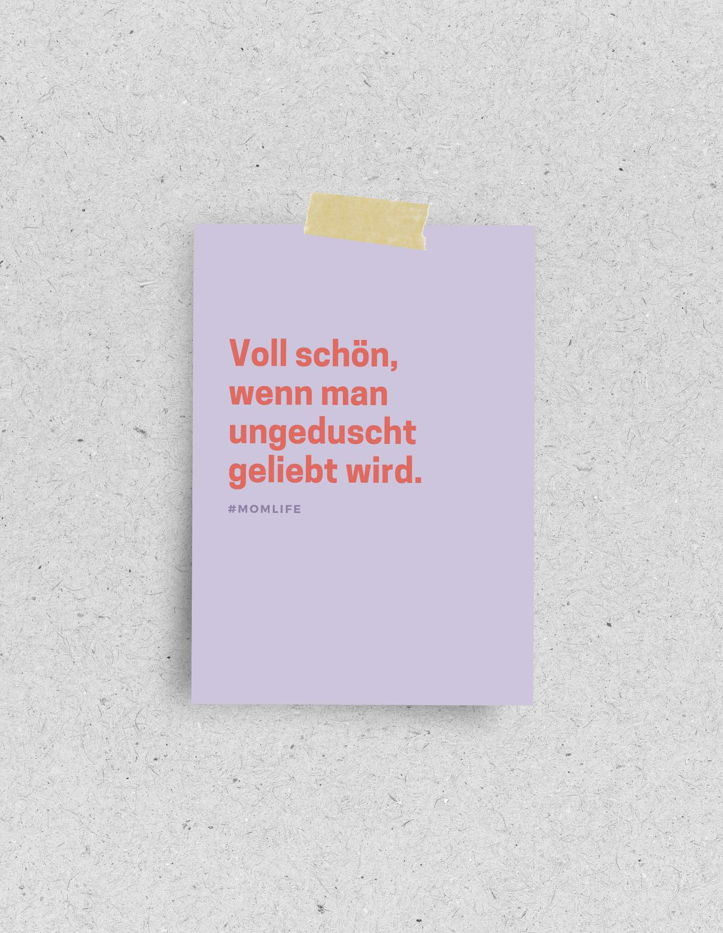 Postkarte "Ungeduscht"
