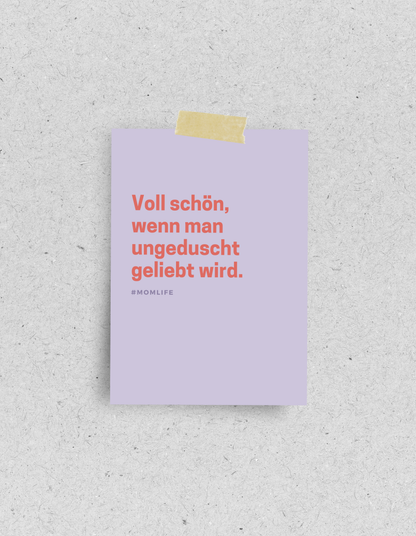 Postkarte "Ungeduscht"