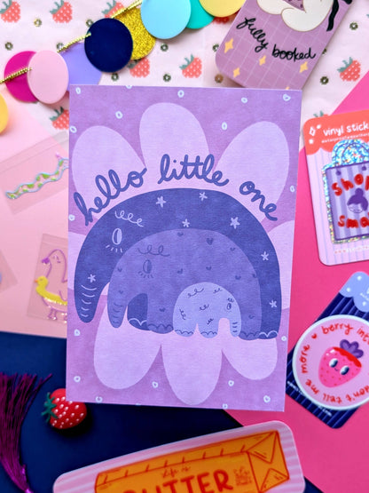 Hallo Kleine Postkarte