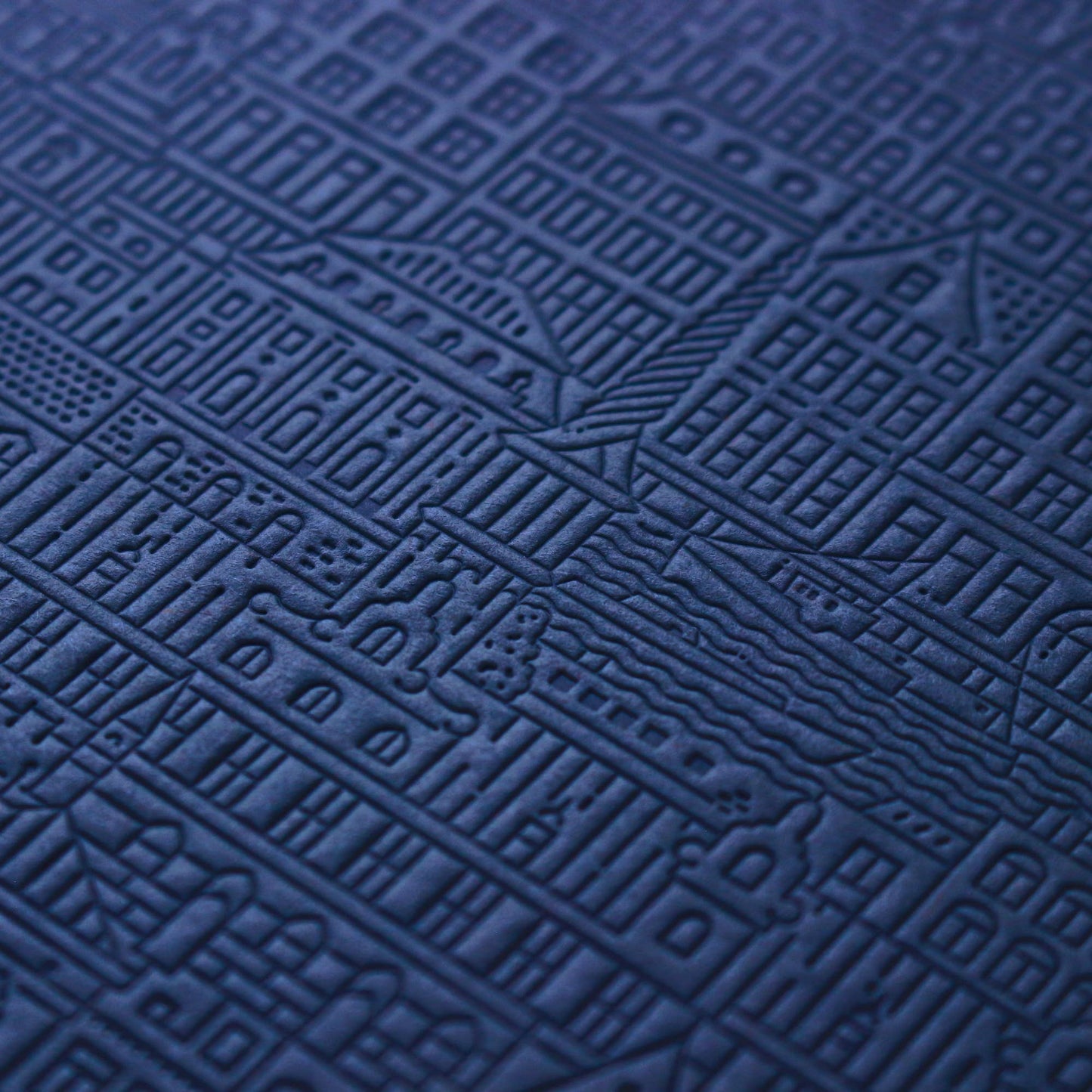 The Copenhagen Notebook von The City Works – handgeprägtes Notizbuch in B6
