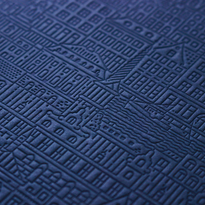 The Copenhagen Notebook von The City Works – handgeprägtes Notizbuch in B6