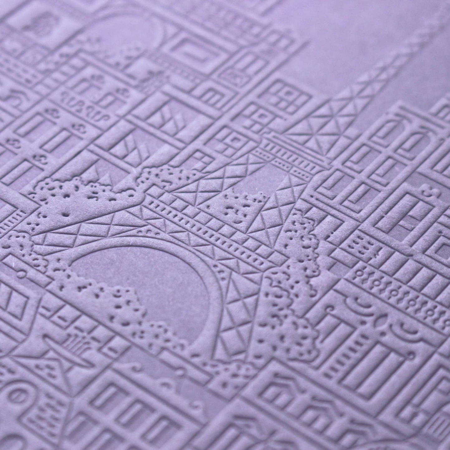 The Paris Notebook – handgeprägtes Notizbuch mit detailliertem Paris-Design