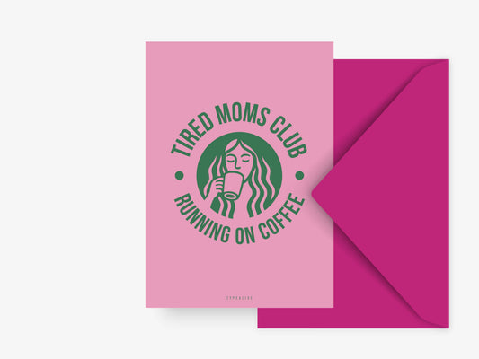 Postkarte / Tired Moms