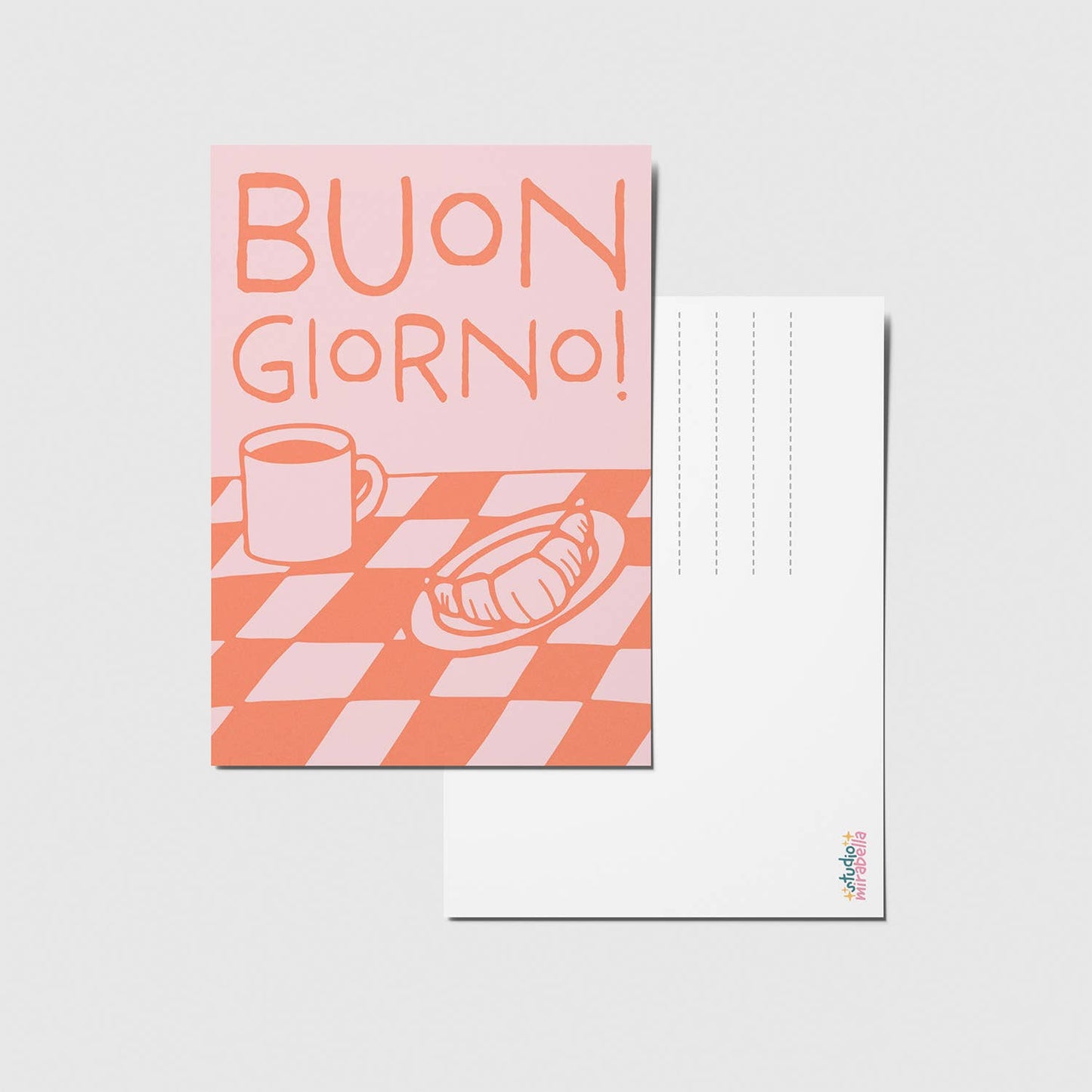 Buon giorno - A6 Postkarte